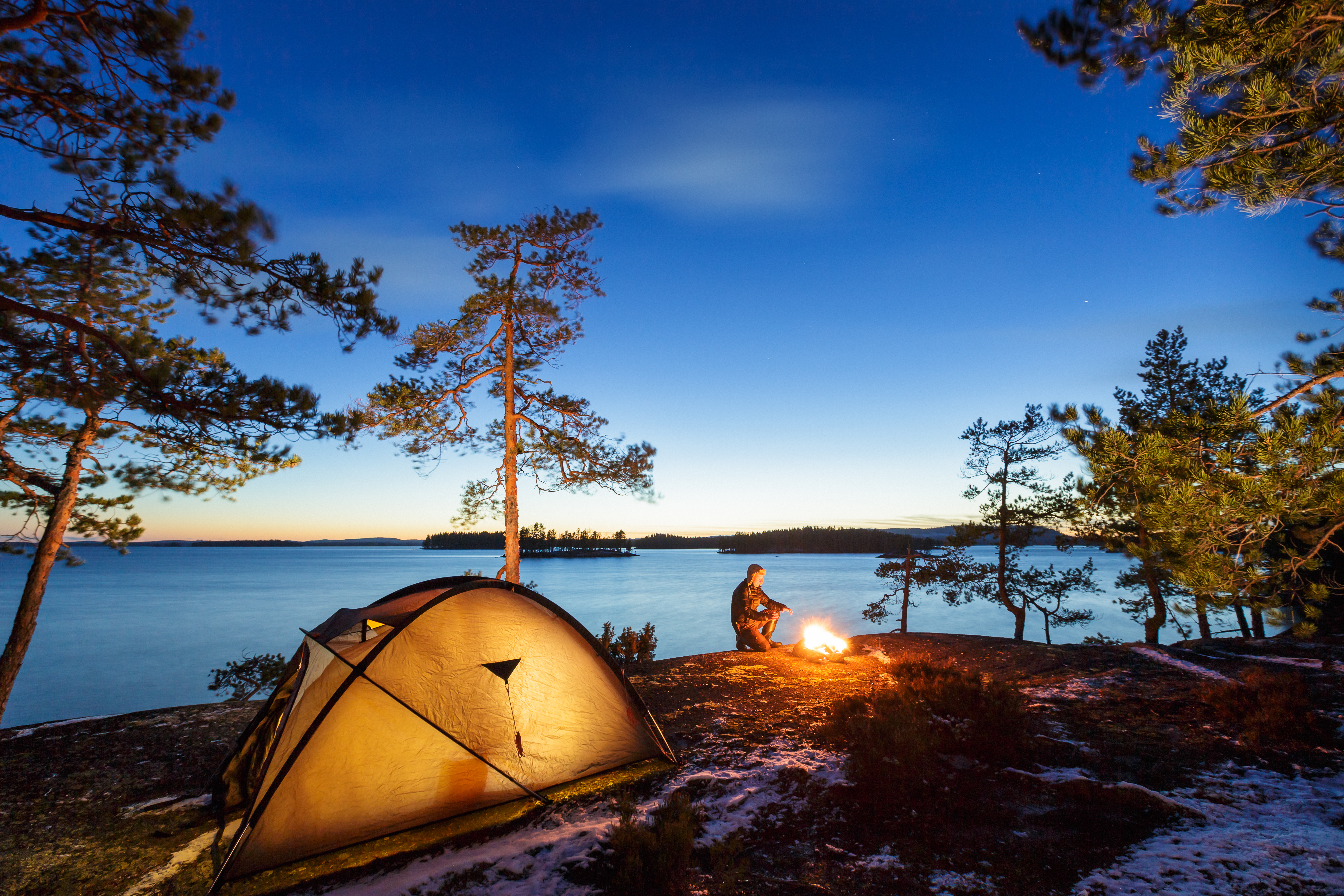 Camping At Lake Juliette In Georgia