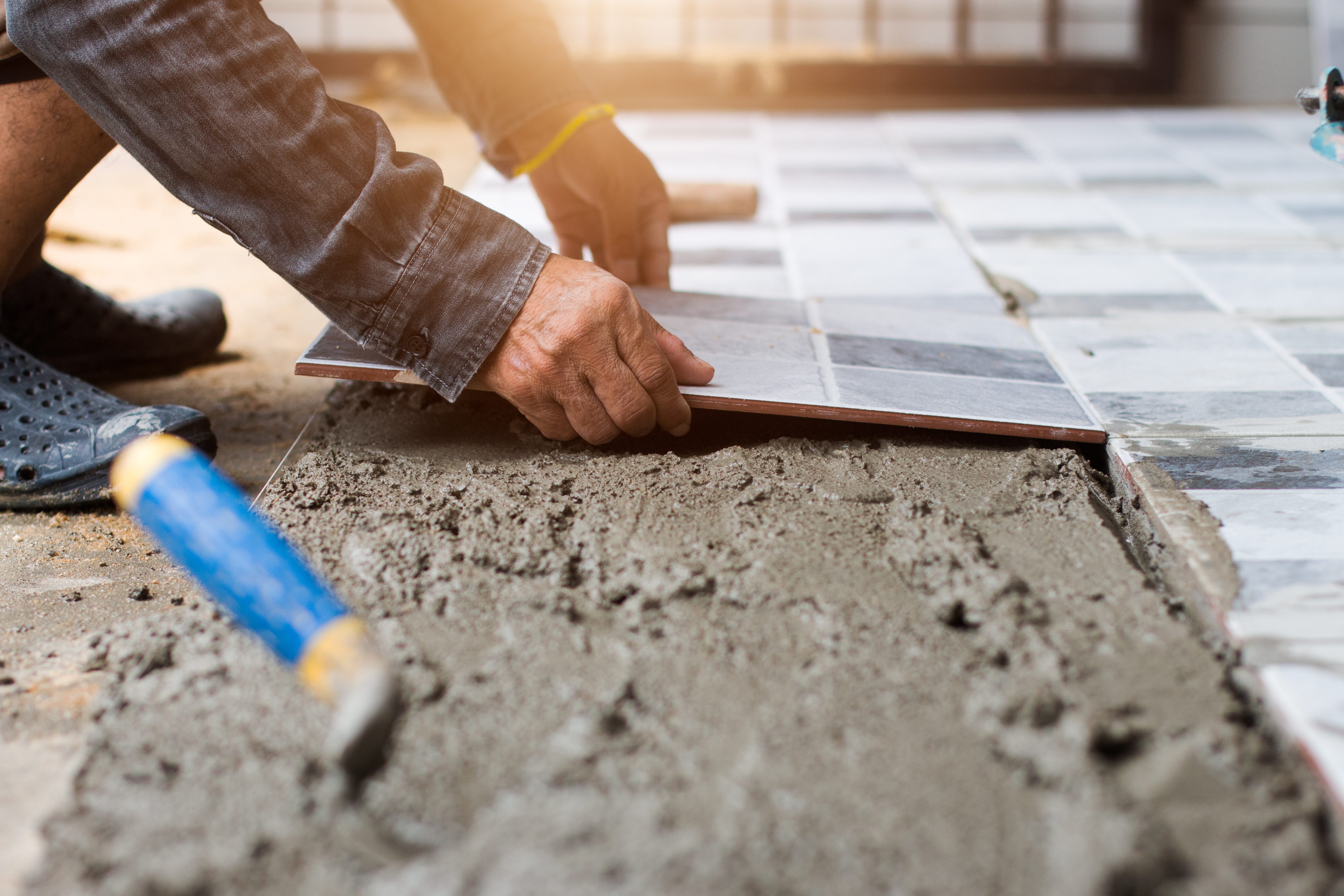 How To Prepare For Laying Tile Over A Concrete Floor Home Guides