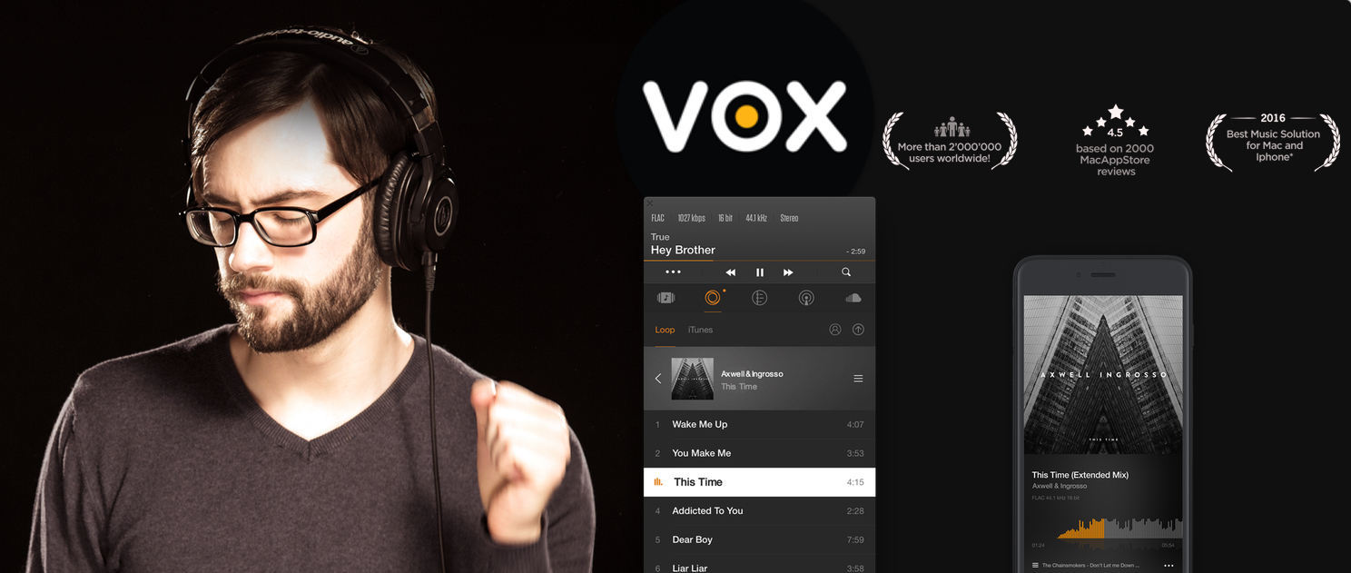 mac os x vox music player