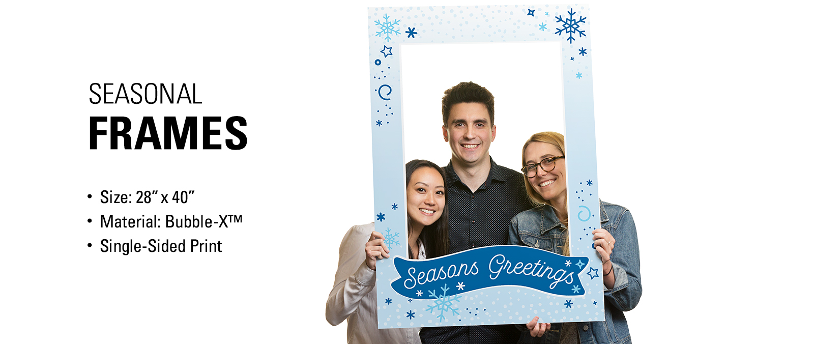 Seasonal Social Media Prop Frames