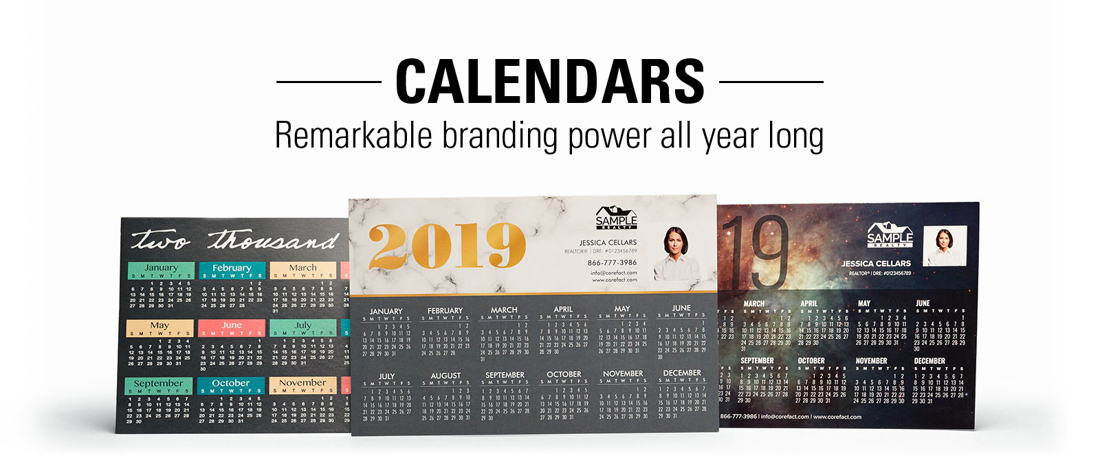 Real Estate Calendar Postcards