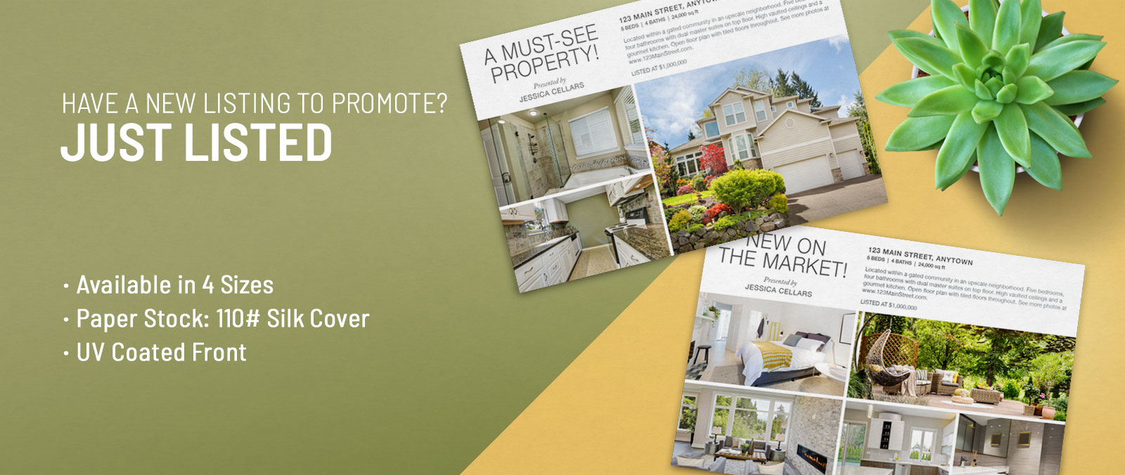 Real Estate Just Listed Postcards