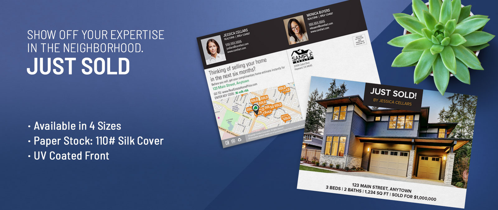 Real Estate Just Sold Postcards