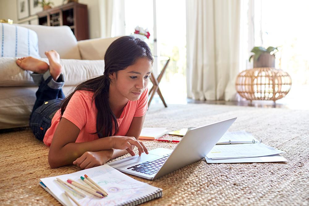 Distance learning for a student