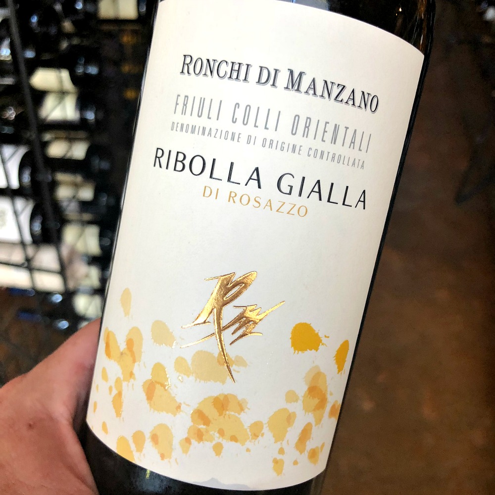 Ronchi Manzano Ribolla Gialla