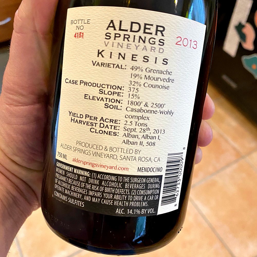 Alder Springs Kinesis