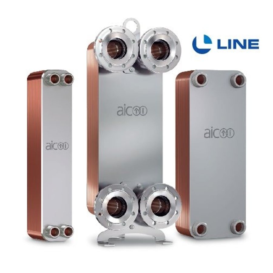 PACE Supply | 20 Plate 3/4 in, MNPT Stainless Steel Heat Exchanger
