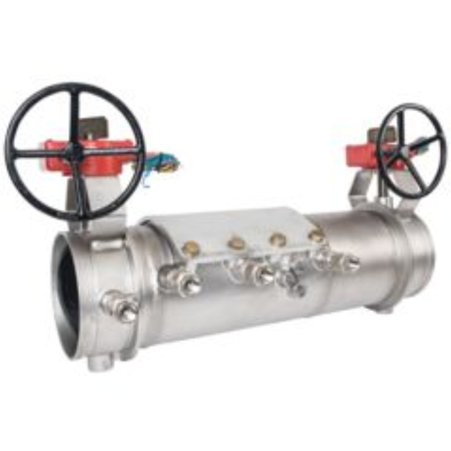 PACE Supply | Double Check Backflow Device, 8 in, Groove, 304/304L