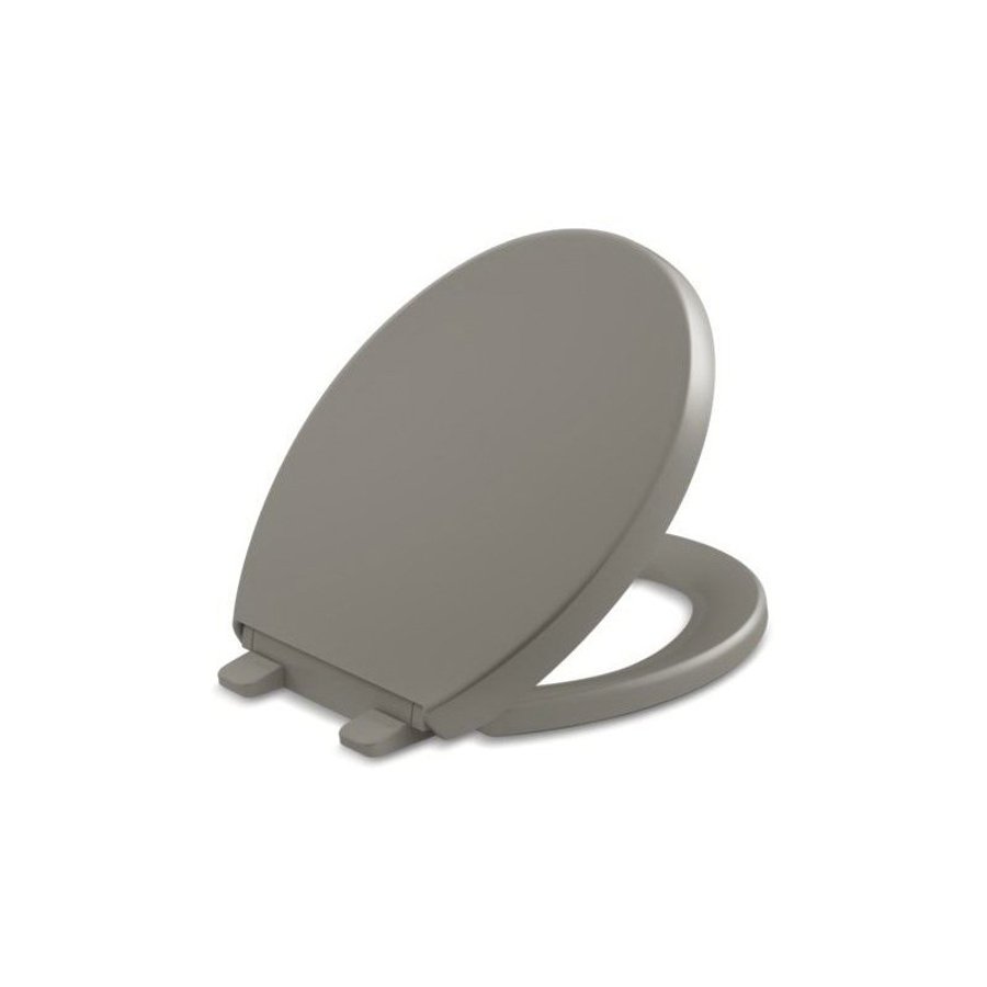 KOHLER Reveal Quiet Close WC-Sitz Für Runde Front – Mit Griffigen Stoßstangen, Quick-Release, Farbe Biscuit