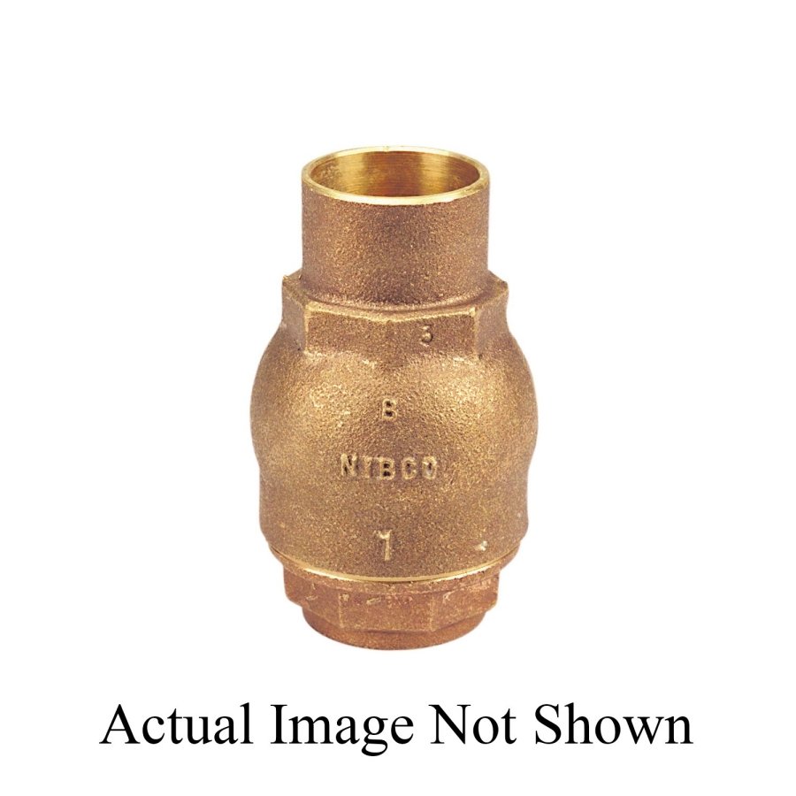 Pace Supply Ring Check® Spring Check Valve, 11/2 in, C, Bronze