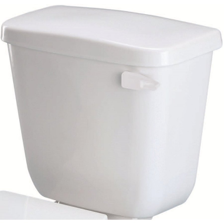 Pace Supply Medalist Toilet Tank, Bowl Mount, 12 in Rough, ADA, Right Hand Lever, 1.28 gpf, White