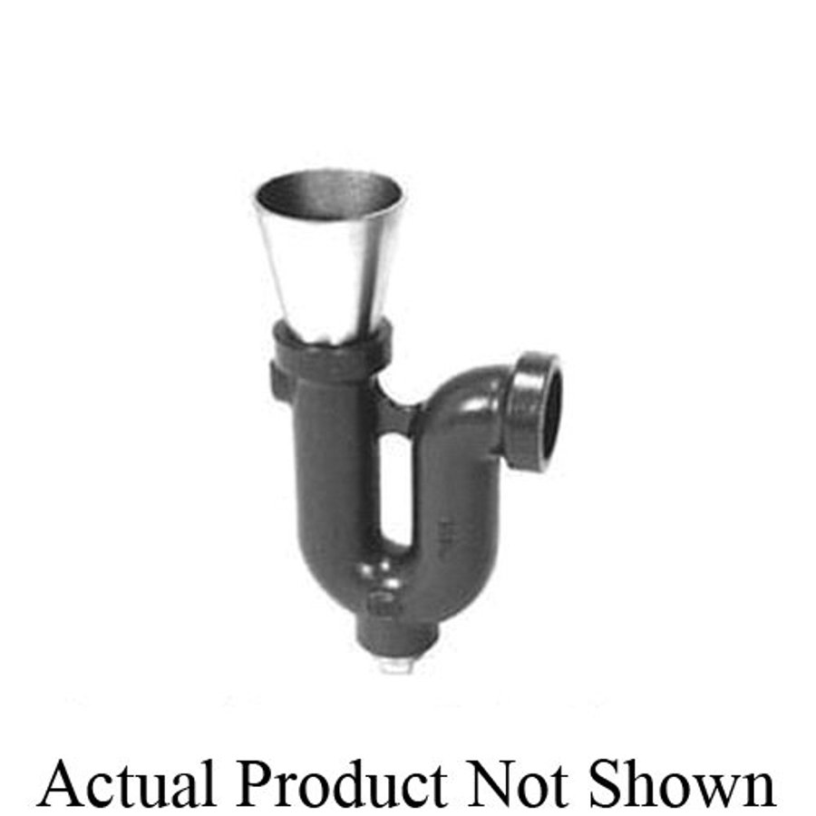 Pace Supply Funnel Drain, 2 in Outlet, FNPT, Cast Iron Drain