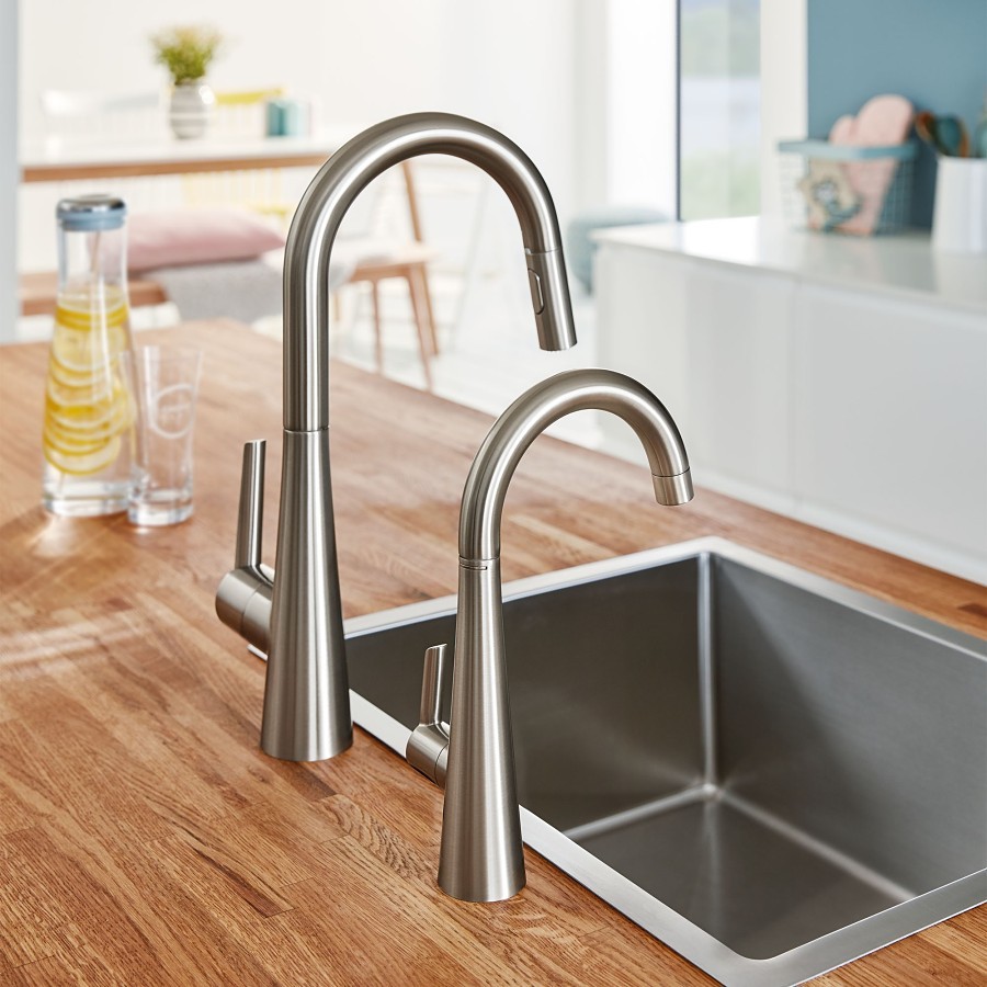 PACE Supply | Zedra Pull-Down Kitchen Faucet, ADA, Deck Mount, 1