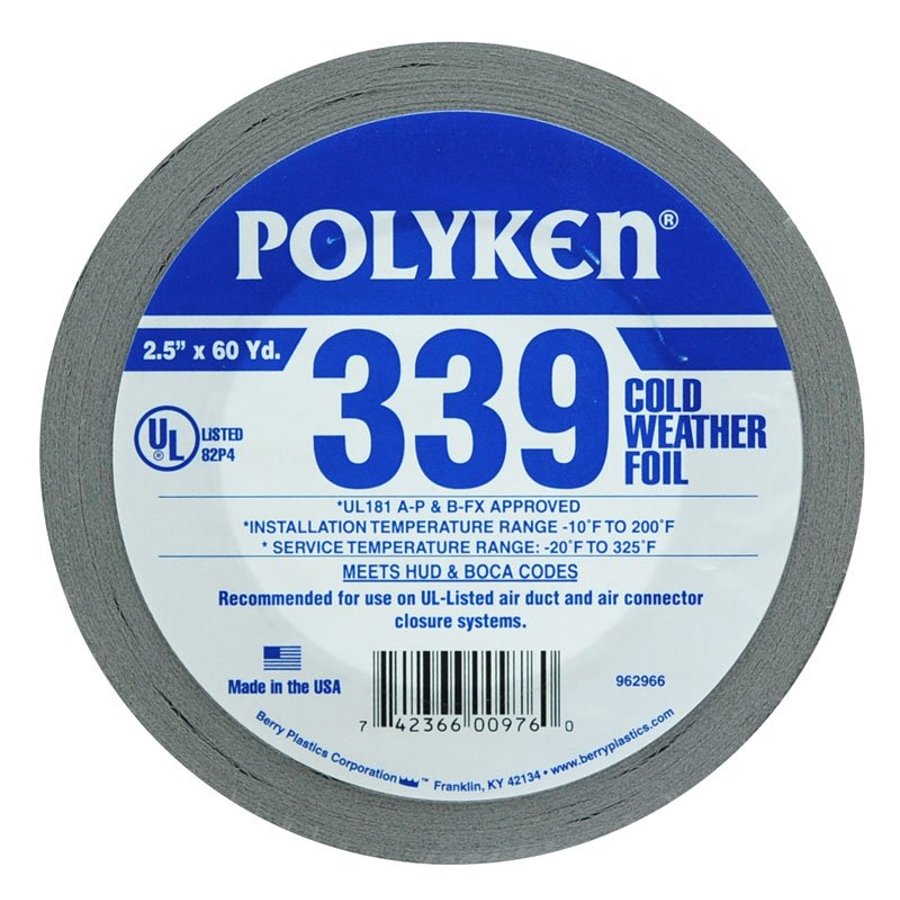 PACE Supply | Aluminum Foil Tape, 2-1/2 in W, 60 yd L