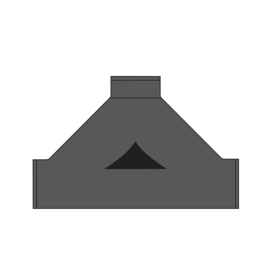 Pace Supply 2Way Cleanout, 4 in, No Hub, Cast Iron