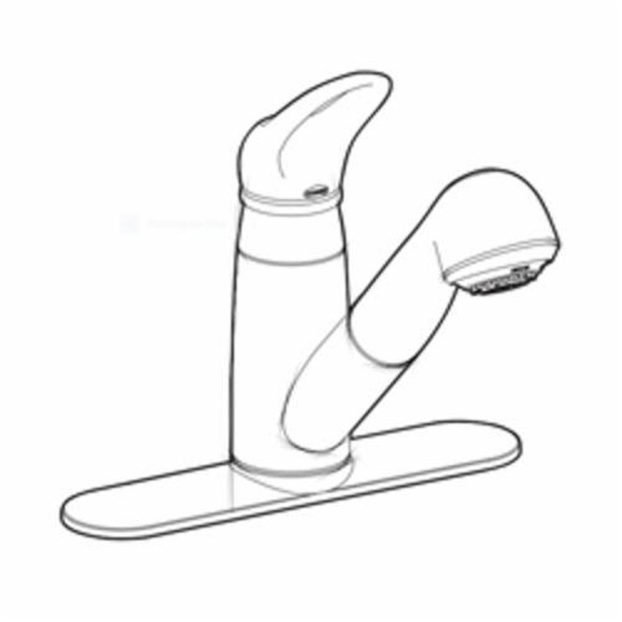 Pace Supply Moen 7570bl Salora Kitchen Faucet 2 2 Gpm Flow