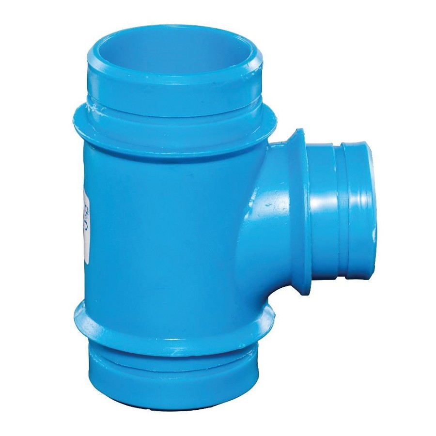 PACE Supply | Blueline™ Acid Waste Sanitary Tee, 8 x 6 in