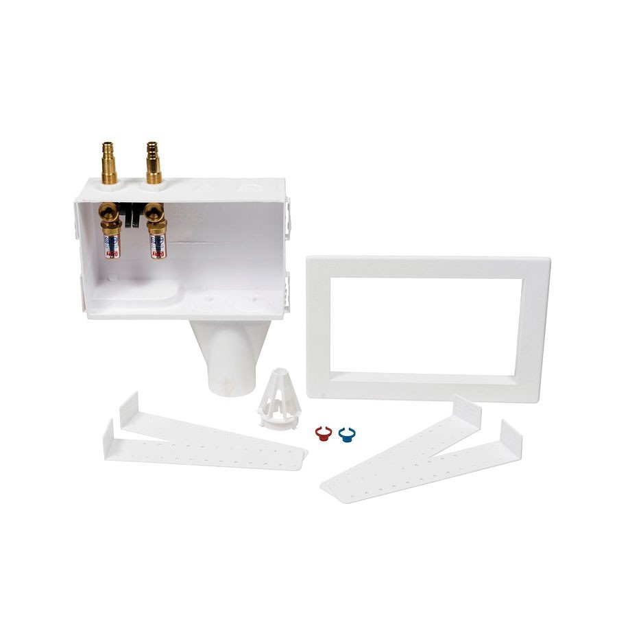 Pace Supply The Eliminator® Washing Machine Outlet Box, F1960 Brass