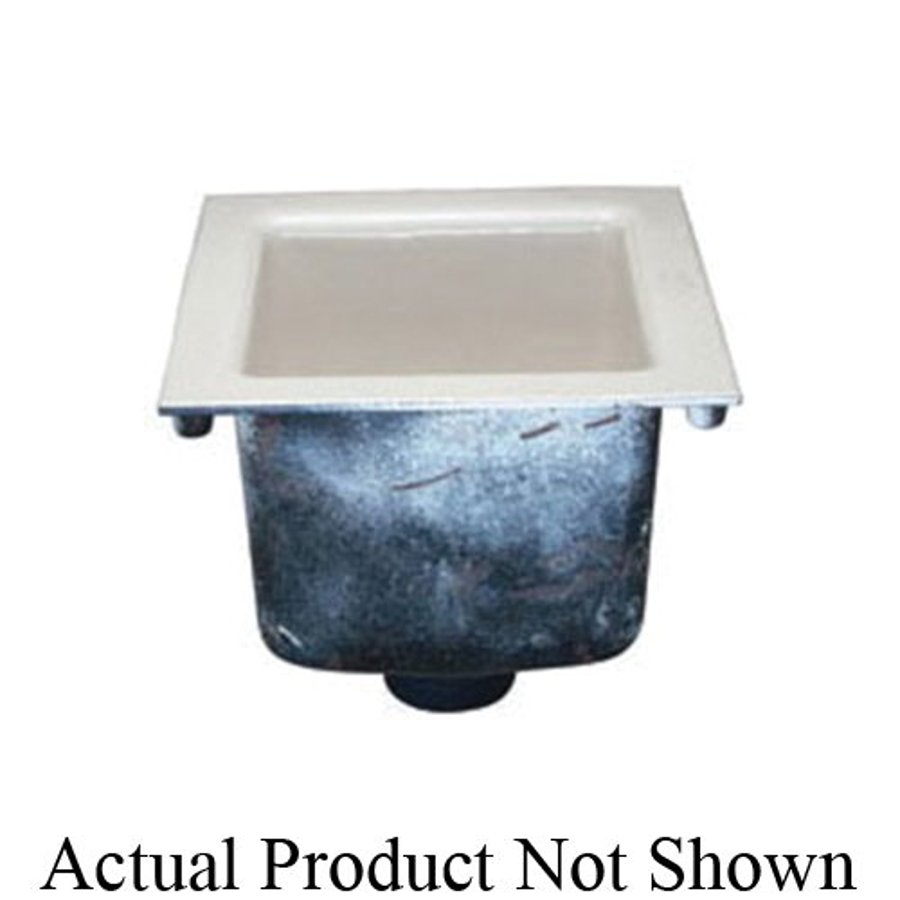 PACE Supply | Floor Sink, 12 x 12 x 8 in, Square, 2 in, No