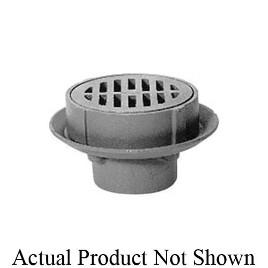 PACE Supply | Z507 Floor Drain, 3 in Outlet, No Hub, 7 in Round