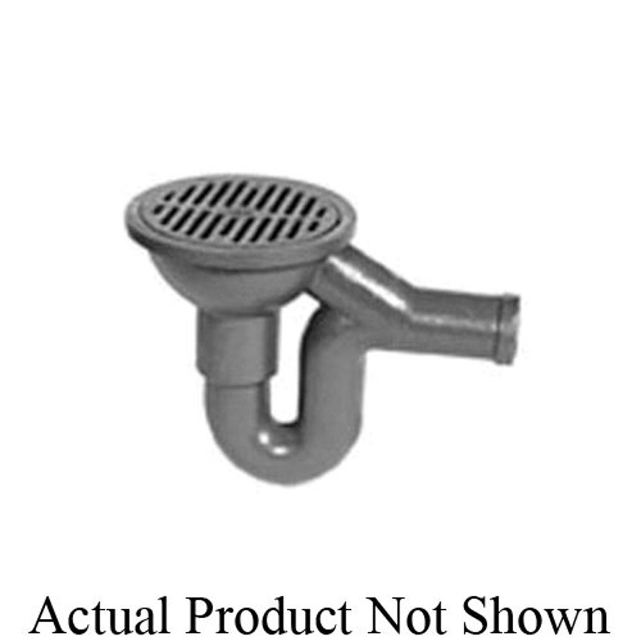 PACE Supply | Z742 Trap Primer Floor Drain, 4 in Outlet, Spigot