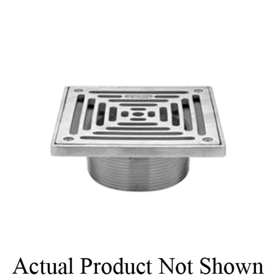 PACE Supply | ZS400 Floor Drain Top, 5 in, Square, Stainless Steel