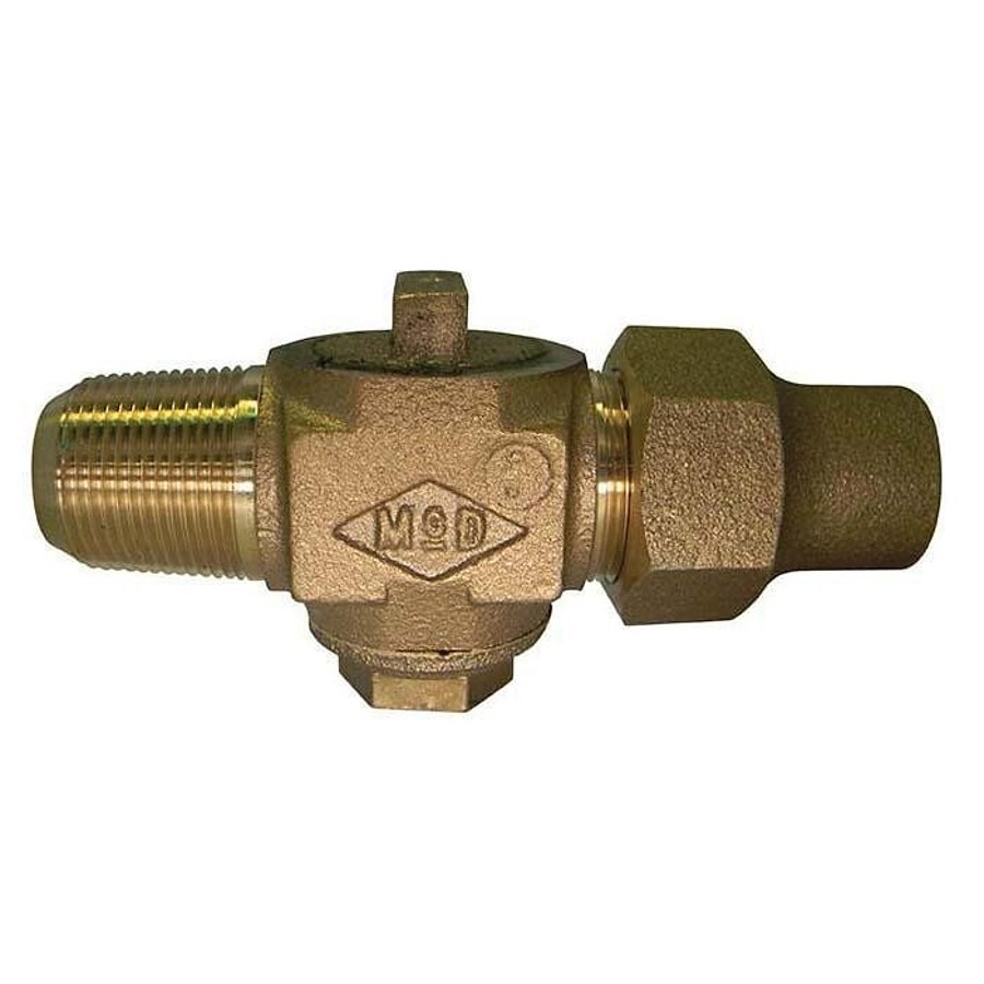 Pace Supply 747012 Key Corporation Stop, 2 in, CC x Flare, Brass