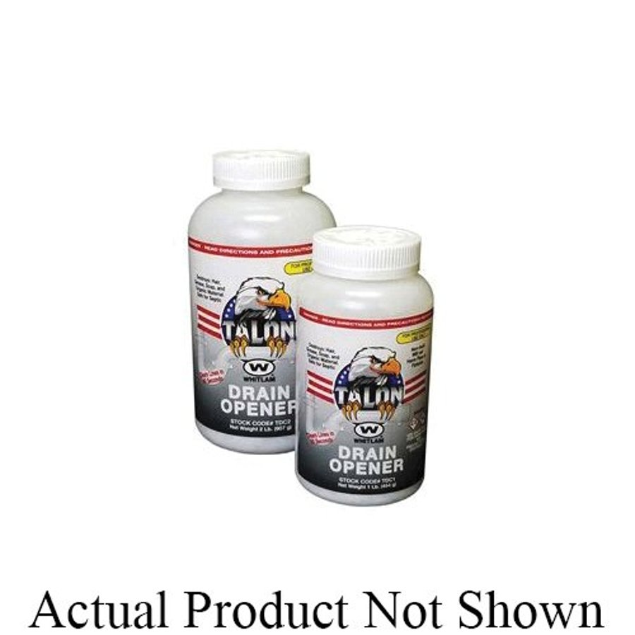 Pace Supply TALON Drain Opener, 1 lb Plastic Container With