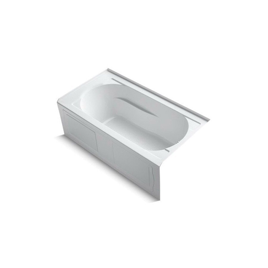 Pace Supply Devonshire® Alcove Tub, 60 x 32 x 211/4 in, Right Hand