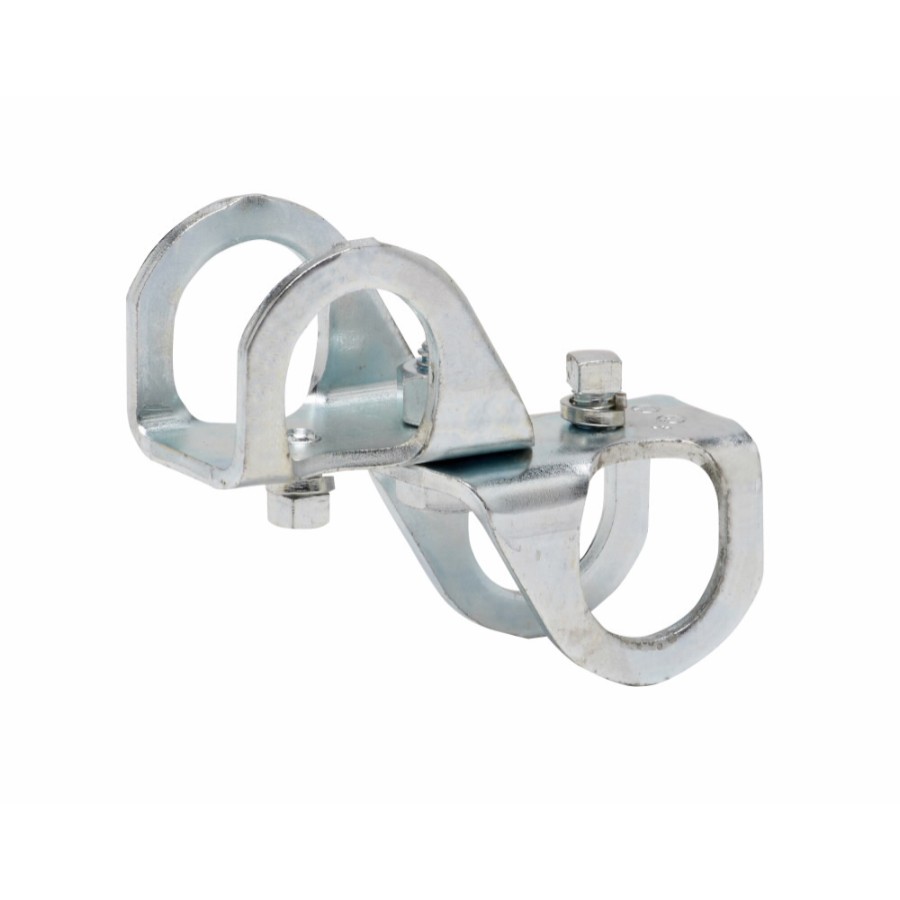 Pace Supply 4Way Longitudinal Sway Brace Attachment, 1 x 1 in Pipe, Steel, ElectroGalvanized