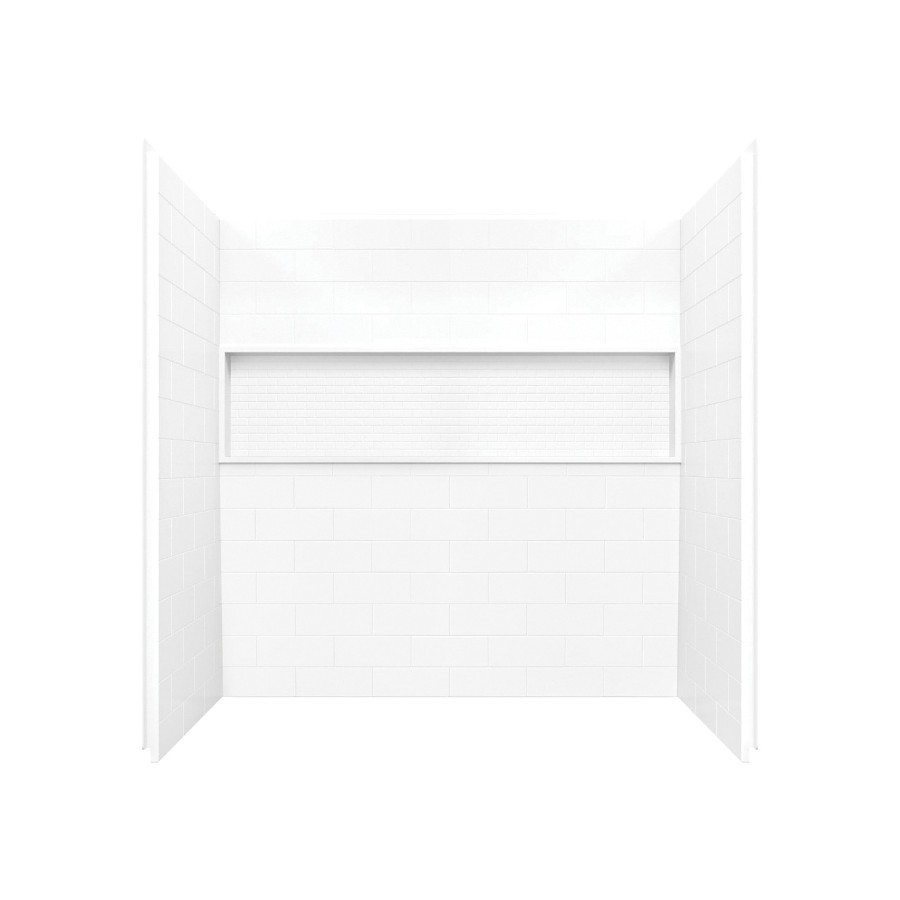 PACE Supply | 4-Piece Wall Set, 60 in H, White