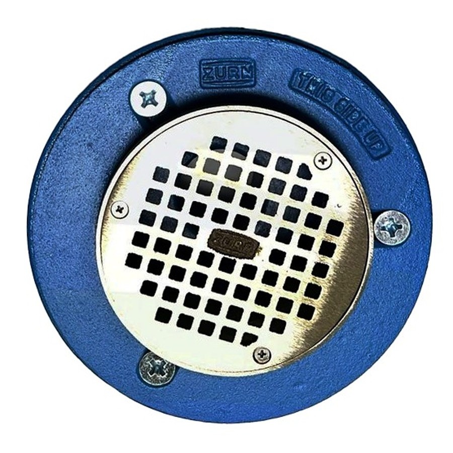 PACE Supply | FD2290 Floor Drain, 2 in Outlet, No Hub, 5 in Round