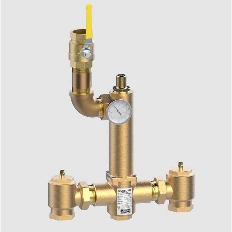 PACE Supply | Mixing Valve, 2 in, FNPT, Bronze, Bronze