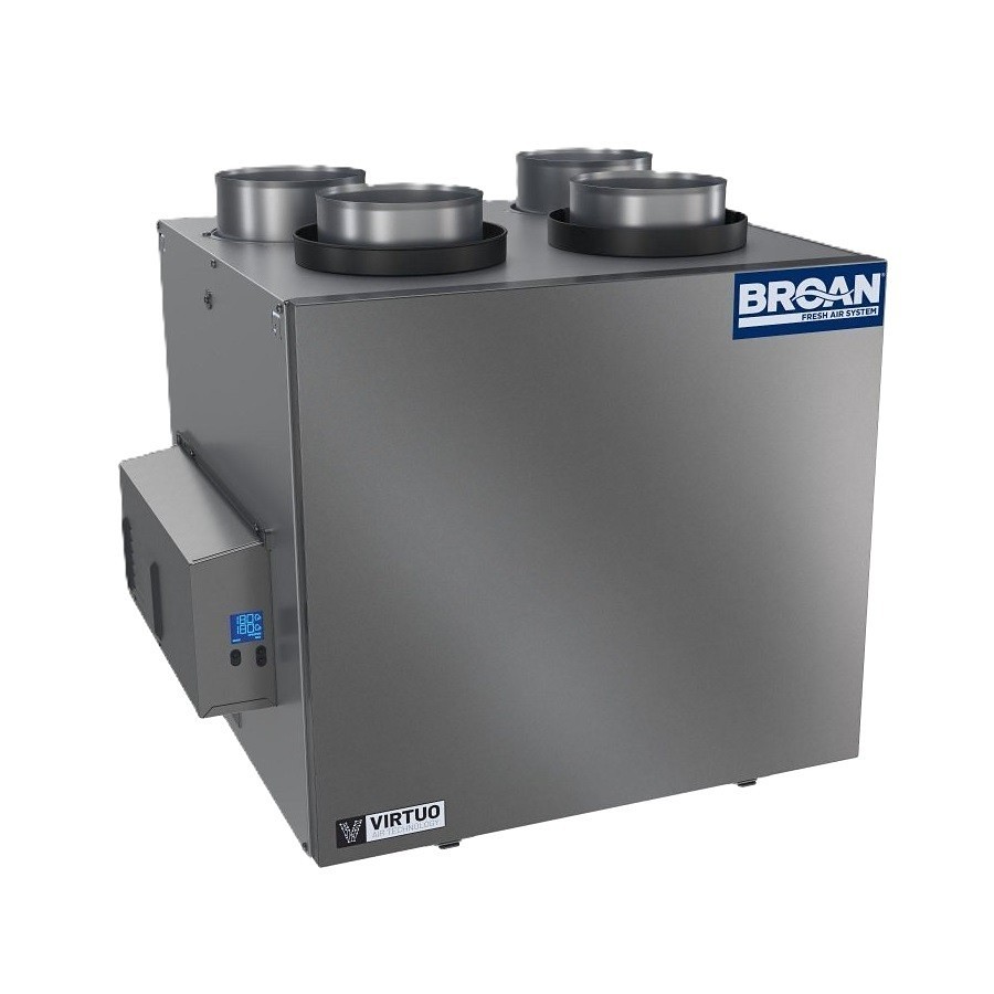 PACE Supply | AI Energy Recovery Ventilator, Top Port, 180 cfm