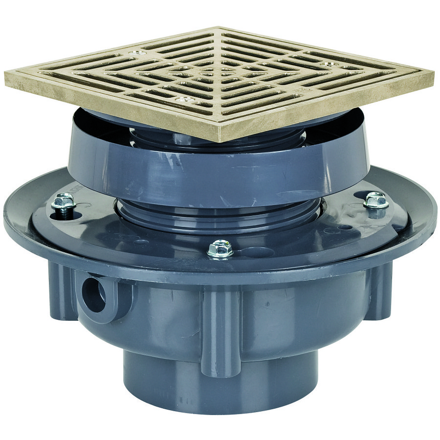 PACE Supply | 833 Trap Primer Floor Drain, 3 in Outlet, Socket, 5