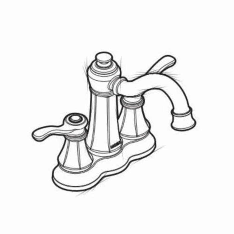 Pace Supply Moen 6301bn Vestige Centerset Bathroom Faucet