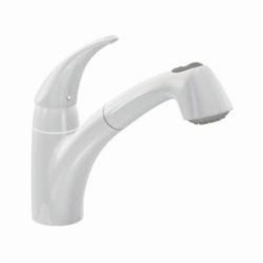 Pace Supply Moen 7560w Extensa Kitchen Faucet With Deck Plate