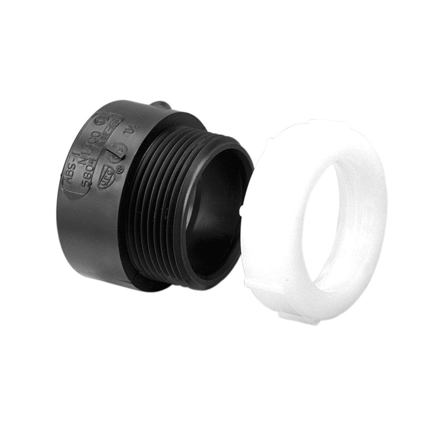 PACE Supply | DWV Slip Joint Adapter, 1-1/2 x 1-1/4 in, Hub x Slip