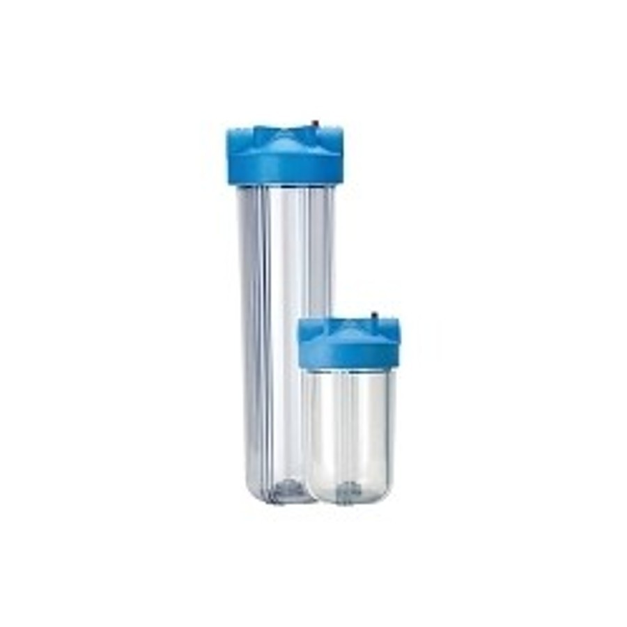 Pace Supply Big Clear Filter Housing With Pressure Relief, 41/2 in