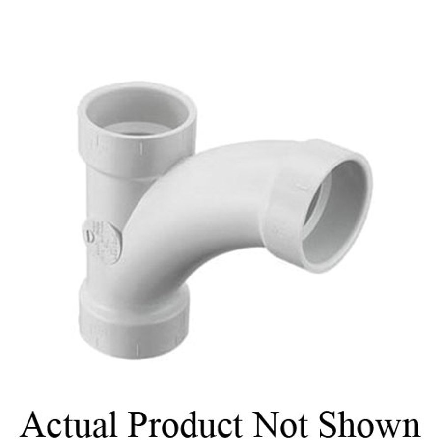PACE Supply | Combination Wye and 45 deg Elbow, 2 in, Hub, DWV, PVC