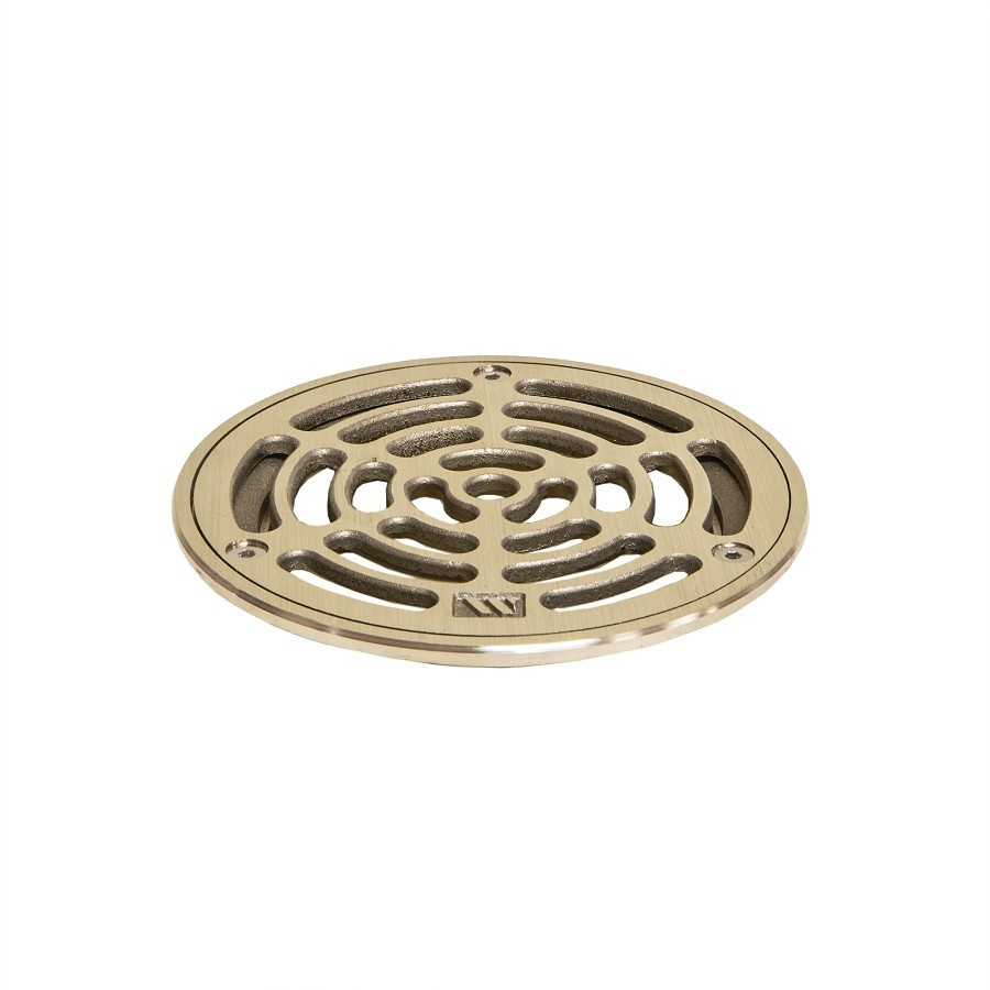 PACE Supply | A5 Floor Drain Top, 5 in, Round, Nickel Bronze
