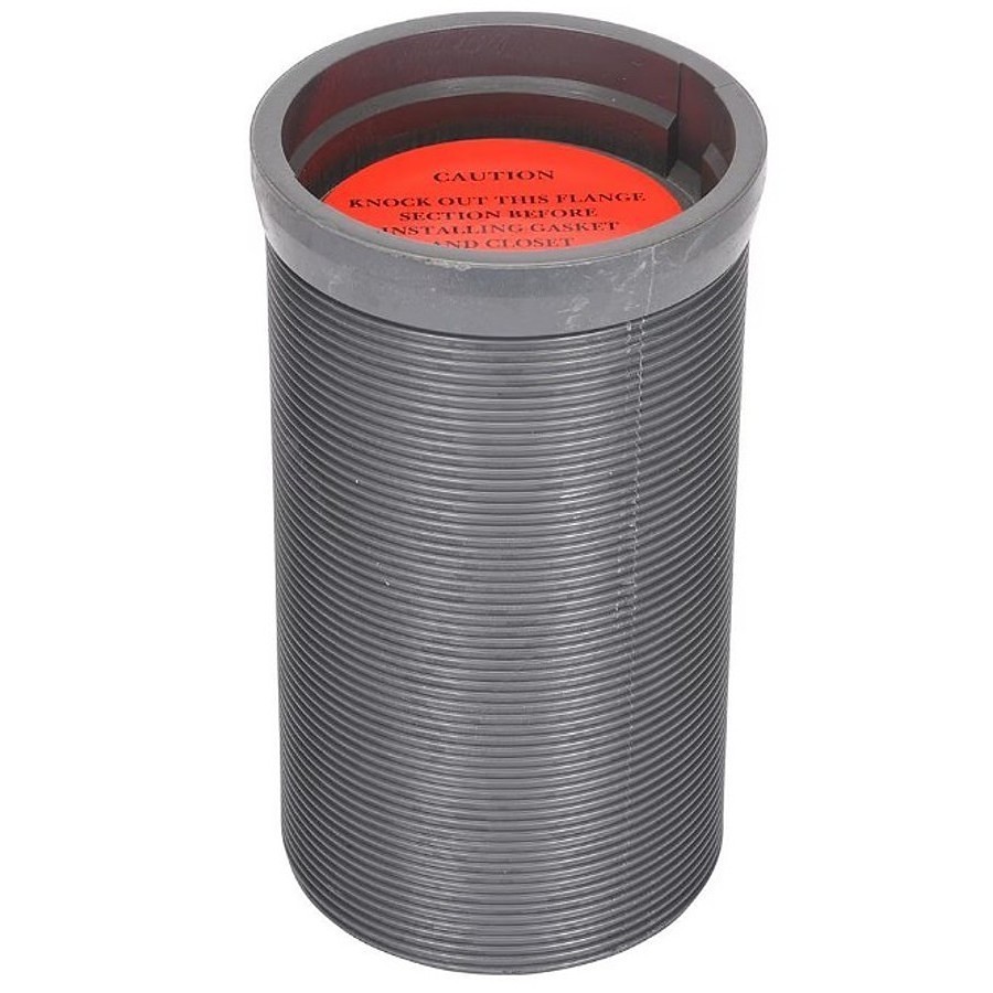 PACE Supply | Closet Carrier Nipple with Test Cap, 4 in, 12 in L, ABS