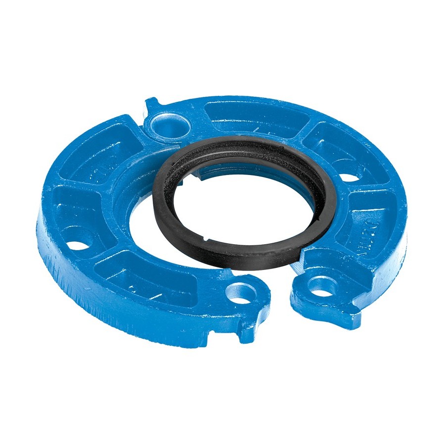PACE Supply | Flange Adapter, 4 in, Groove x Flange, Ductile Iron