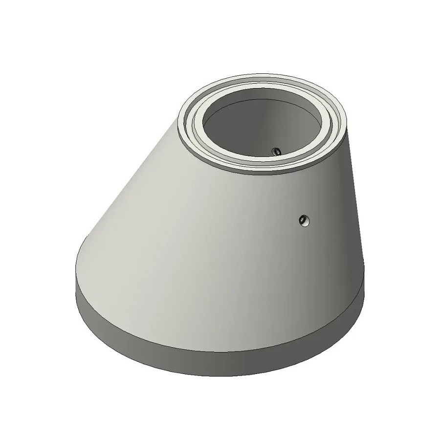 PACE Supply | 48 x 24 x 36 in, Eccentric Opening Manhole Cone No Steps