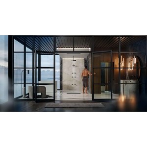 PACE Supply | Statement® Multi Function Shower Head, 8 in Dia, 3 ...