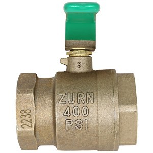 PACE Supply | 1-Piece Ball Valve, 2 in, FNPT, Full Port, Brass