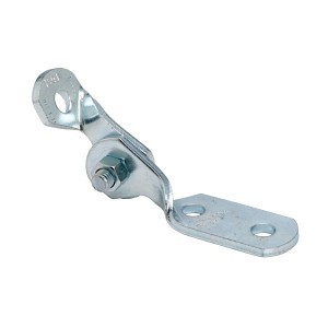 Adjustable Channel Hinge, 3 Holes, Steel