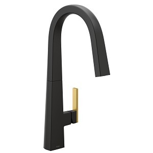 S75005bl PACE Supply | Nio™ Pull-Down Kitchen Faucet, ADA, Deck Mount, 1 Lever ...