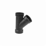 DWV Wye, 4 in, Hub, ABS
