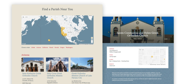 Find a Parish near you